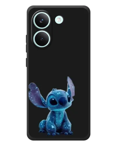Чохол для Xiaomi Poco X8 Pro з картинкою «Стіч на чорному» Чохол для Xiaomi Poco X8 Pro з картинкою «Стіч на чорному»