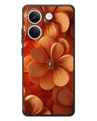 Чохол для Xiaomi Poco X8 Pro з картинкою «Помаранчева макро квітка»