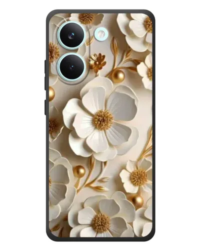 Чохол для Xiaomi Poco X8 Pro з картинкою «Білі паперові квіти»