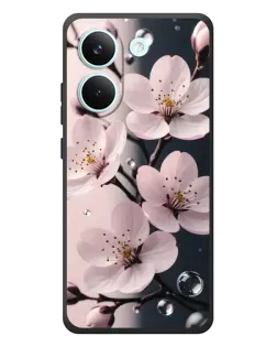 Чохол для Xiaomi Poco X8 Pro з картинкою «Ніжня сакура та краплі» Чохол для Xiaomi Poco X8 Pro з картинкою «Ніжня сакура та краплі»
