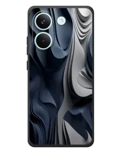 Чохол для Xiaomi Poco X8 Pro з картинкою «Об'ємні сині складки» Чохол для Xiaomi Poco X8 Pro з картинкою «Об'ємні сині складки»