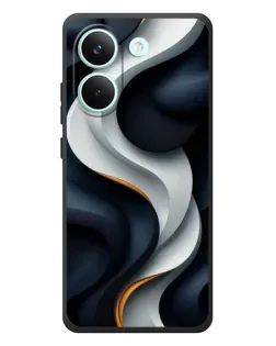 Чохол для Xiaomi Poco X8 Pro з картинкою «Об'ємні чорно-білі стрічки» Чохол для Xiaomi Poco X8 Pro з картинкою «Об'ємні чорно-білі стрічки»