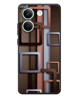 Чохол для Xiaomi Poco X8 Pro з картинкою «Коричневі об'ємні квадрати» Чохол для Xiaomi Poco X8 Pro з картинкою «Коричневі об'ємні квадрати»