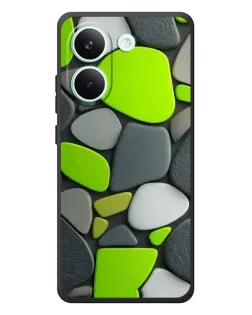 Чохол для Xiaomi Poco X8 Pro з картинкою «Яскрава неонова галька»