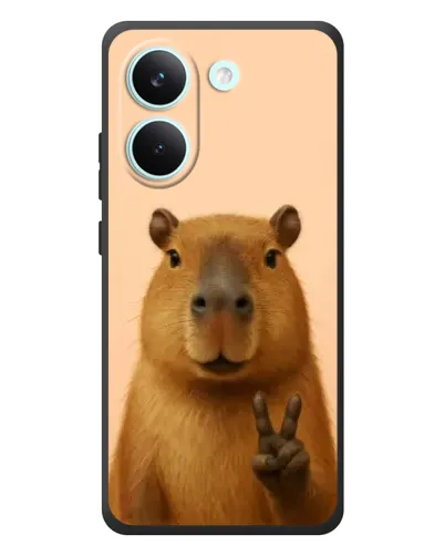 Чохол для Xiaomi Poco X8 Pro з картинкою «Капібара вікторія»