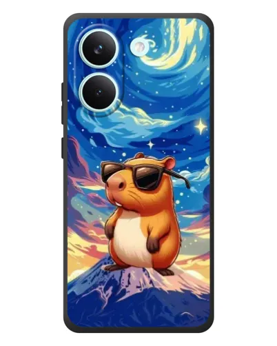 Чохол для Xiaomi Poco X8 Pro з картинкою «Капібара Ван Гога»