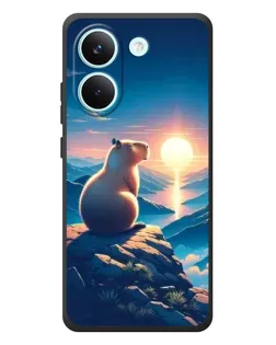 Чохол для Xiaomi Poco X8 Pro з картинкою «Захід сонця з капібарою» Чохол для Xiaomi Poco X8 Pro з картинкою «Захід сонця з капібарою»