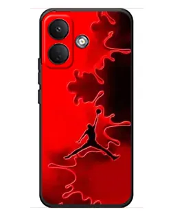 Чохол для Xiaomi Poco X8 з картинкою «Jordan Red Smoke»