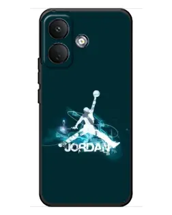 Чохол для Xiaomi Poco X8 з картинкою «Jordan Blue Fire»