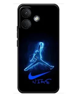 Чохол для Xiaomi Poco X8 з картинкою «Jordan Neon Blue»