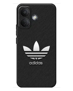 Чехол для Xiaomi Poco X8 с картинкой «Adidas Карбоновая текстура»