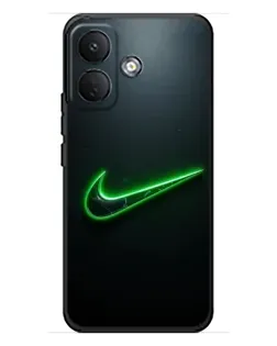 Чохол для Xiaomi Poco X8 з картинкою «Неоновий контур Nike»