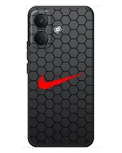 Чохол для Xiaomi Poco X8 з картинкою «Nike — карбонова сітка»