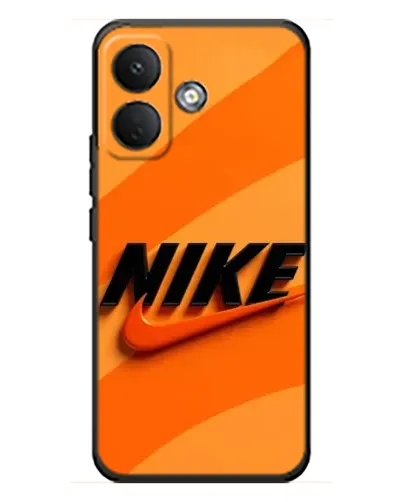 Чохол для Xiaomi Poco X8 з картинкою «Помаранчевий драйв Nike»