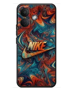 Чохол для Xiaomi Poco X8 з картинкою «Nike в абстракції»