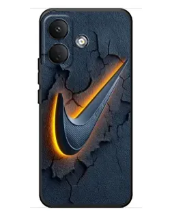 Чохол для Xiaomi Poco X8 з картинкою «Об'ємний логотип Найк»