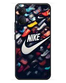 Чохол для Xiaomi Poco X8 з картинкою «Колекція кросівок Nike»