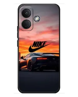 Чохол для Xiaomi Poco X8 з картинкою «Nike та суперкар»