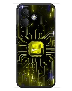 Чохол для Xiaomi Poco X8 з картинкою «Nike — золота іскра»