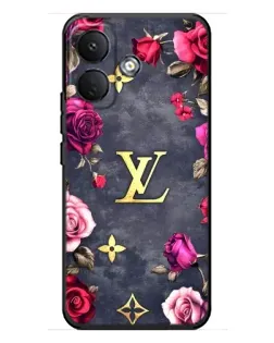 Чохол для Xiaomi Poco X8 з картинкою «Квітковий Louis Vuitton»