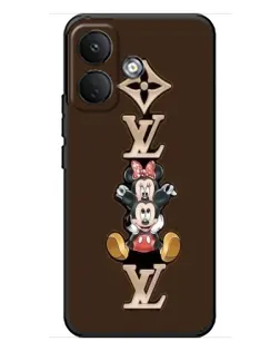 Чохол для Xiaomi Poco X8 з картинкою «LV та Міккі Маус»