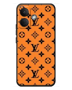 Чохол для Xiaomi Poco X8 з картинкою «Помаранчевий стиль LV»