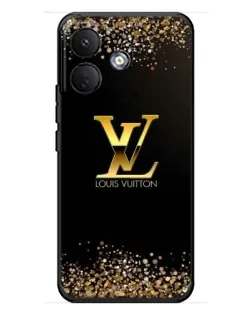 Чохол для Xiaomi Poco X8 з картинкою «LV — золоті іскри»
