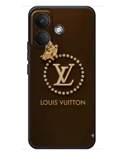 Чехол для Xiaomi Poco X8 с картинкой «LV — золотая печать»