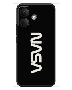 Чохол для Xiaomi Poco X8 з картинкою «NASA — вертикальний логотип»