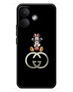 Чохол для Xiaomi Poco X8 з картинкою «Мінні Маус на лого»