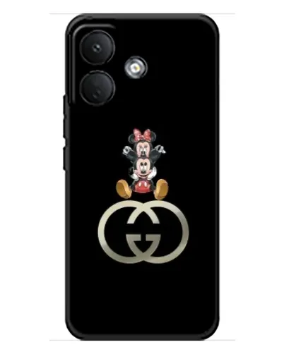Чехол для Xiaomi Poco X8 с картинкой «Минни Маус на лого» Чехол для Xiaomi Poco X8 с картинкой «Минни Маус на лого»