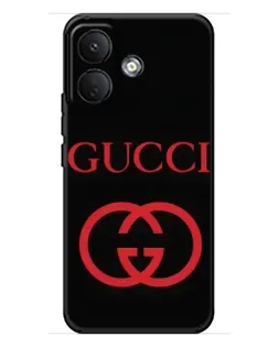 Чохол для Xiaomi Poco X8 з картинкою «Gucci — червоний логотип»