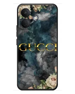 Чохол для Xiaomi Poco X8 з картинкою «Абстрактні квіти Gucci»