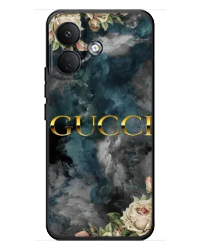 Чехол для Xiaomi Poco X8 с картинкой «Абстрактные цветы Gucci» Чехол для Xiaomi Poco X8 с картинкой «Абстрактные цветы Gucci»