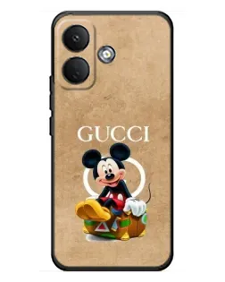 Чохол для Xiaomi Poco X8 з картинкою «Міккі Маус Gucci — крафт»