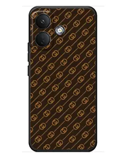 Чохол для Xiaomi Poco X8 з картинкою «Gucci — золоті діагоналі»