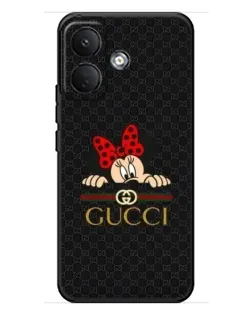 Чохол для Xiaomi Poco X8 з картинкою «Мінні Маус Gucci — чорний»