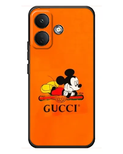 Чехол для Xiaomi Poco X8 с картинкой «Микки Маус Gucci — оранж» Чехол для Xiaomi Poco X8 с картинкой «Микки Маус Gucci — оранж»