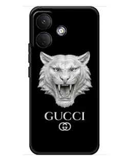 Чохол для Xiaomi Poco X8 з картинкою «Gucci — срібний лев»