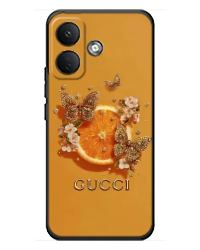 Чехол для Xiaomi Poco X8 с картинкой «Gucci — золотые бабочки» Чехол для Xiaomi Poco X8 с картинкой «Gucci — золотые бабочки»