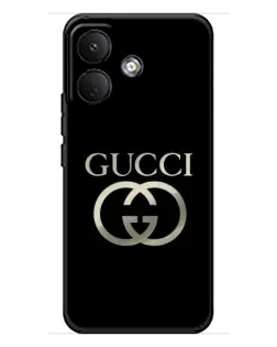 Чохол для Xiaomi Poco X8 з картинкою «Gucci — золото на чорному»