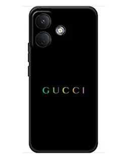 Чохол для Xiaomi Poco X8 з картинкою «Gucci — неоновий мінімалізм»