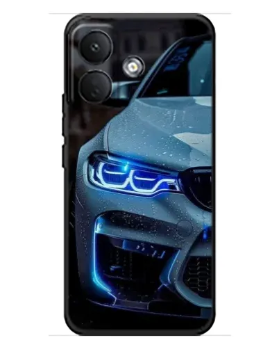 Чехол для Xiaomi Poco X8 с картинкой «Взгляд BMW с синими фарами» Чехол для Xiaomi Poco X8 с картинкой «Взгляд BMW с синими фарами»