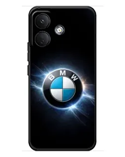Чохол для Xiaomi Poco X8 з картинкою «BMW — неонове сяйво»