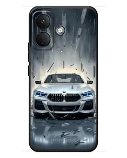 Чохол для Xiaomi Poco X8 з картинкою «BMW у світлі фар»