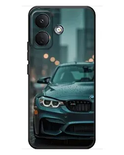 Чохол для Xiaomi Poco X8 з картинкою «BMW у вогнях міста»
