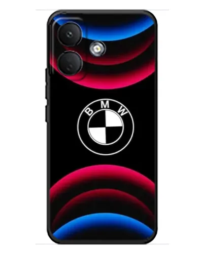 Чехол для Xiaomi Poco X8 с картинкой «Логотип BMW и неоновые дуги» Чехол для Xiaomi Poco X8 с картинкой «Логотип BMW и неоновые дуги»