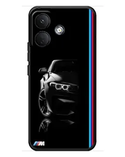 Чохол для Xiaomi Poco X8 з картинкою «Силует BMW в темряві»