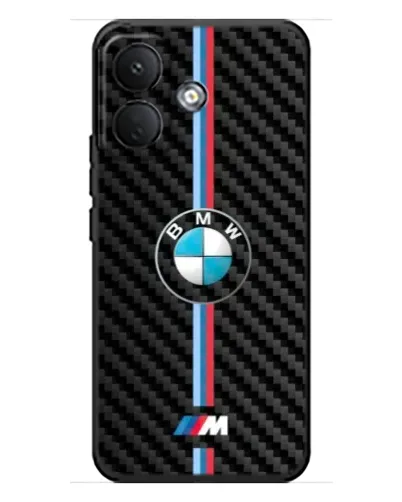 Чехол для Xiaomi Poco X8 с картинкой «Эмблема BMW и карбон» Чехол для Xiaomi Poco X8 с картинкой «Эмблема BMW и карбон»
