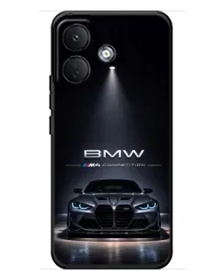Чохол для Xiaomi Poco X8 з картинкою «BMW крізь нічне місто»